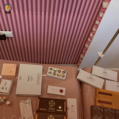 ماكينات ليزر وفيلر مهرّب… 