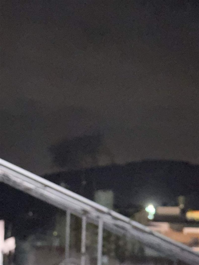 غارة إسرائيلية ليلاً على بلدة تبنا 