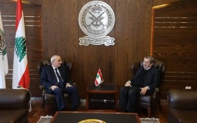 منسى يقود التنسيق المالي ـ الأمني… مقترحات جاهزة لتحسين رواتب العسكريين  (صور)
