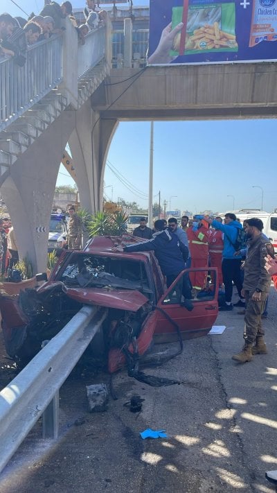 قتيلان في حادث مروّع على أوتوستراد القلمون باتجاه طرابلس (صورة)