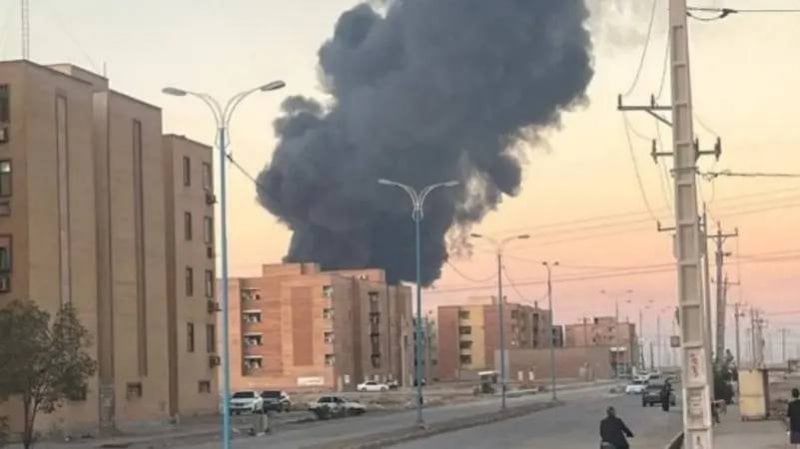 وسط توتر إقليمي… حريق في مدينة صناعية جنوب إيران