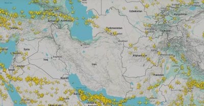 بين المدني والعسكري… ماذا تكشف رادارات الطيران عن أجواء الشرق الأوسط؟