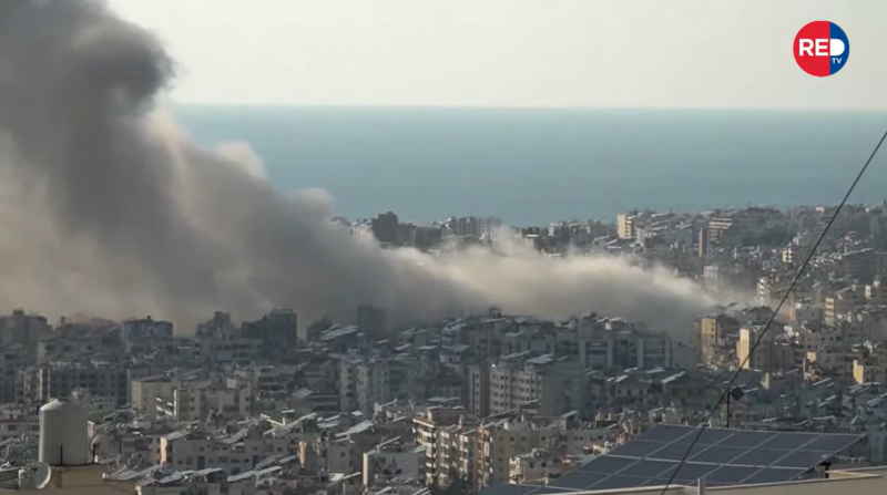 بعد الإنذارات... غارات إسرائيلية متلاحقة تهزّ الضاحية (فيديو)