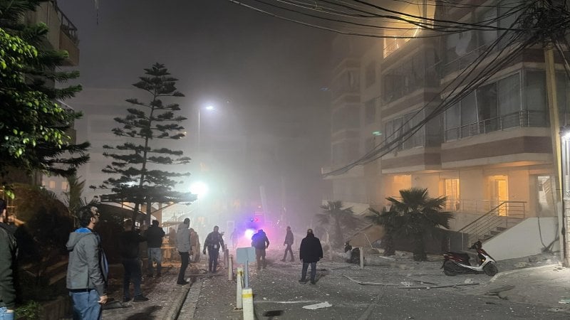 سلسلة غارات بصواريخ أُطلقت من عرض البحر تضرب الضاحية الجنوبية لبيروت (فيديو وصور)