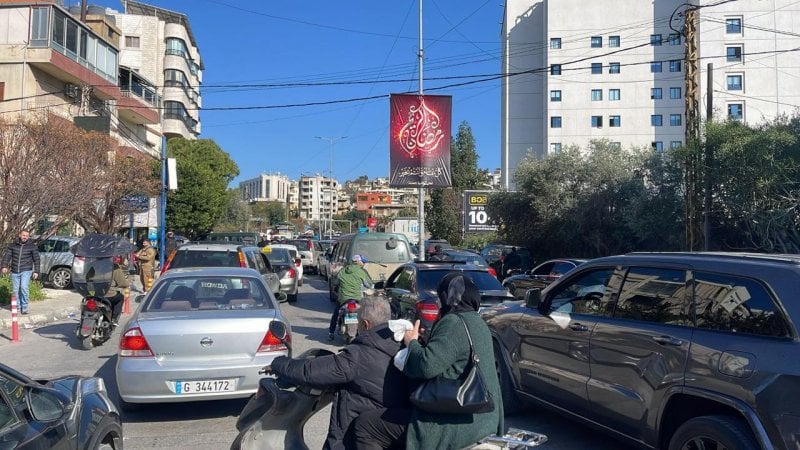 إنذار إسرائيلي يشعل الضاحية… هلع وزحمة خانقة في الشوارع (فيديو)