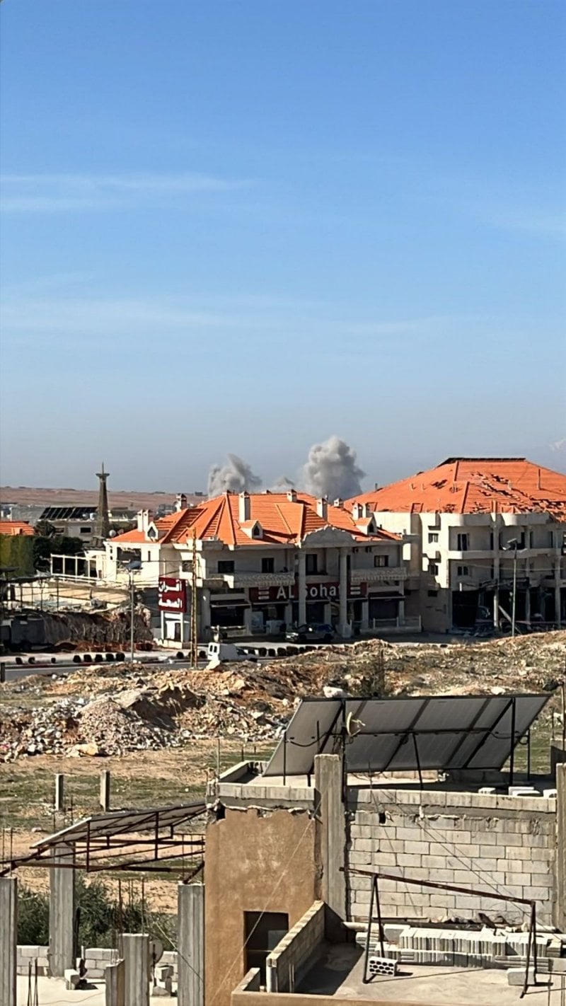 التصعيد يتسع في البقاع… دورس في مرمى الغارات الإسرائيلية (فيديو)