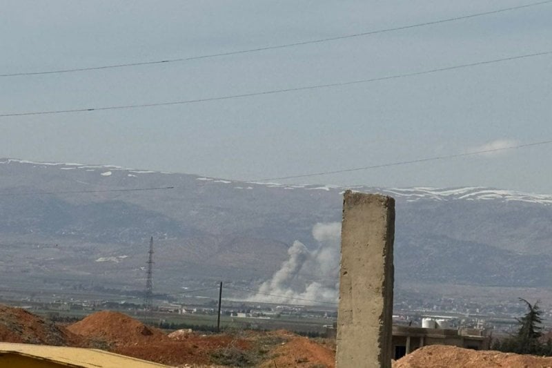 غاارتان إسرائيليتان تضربان البقاع… استهداف محيط وادٍ ومرتفعات الشرقي (فيديو) 