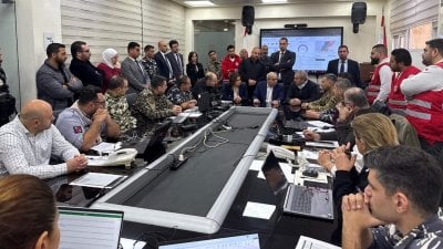 وحدة إدارة الكوارث تعلن أرقام النزوح وتوزّع عناوين مراكز الإيواء