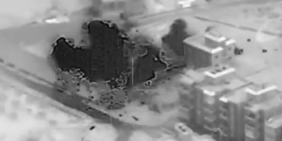 الجيش الإسرائيلي ينشر مشاهد قصف منصة إطلاق صواريخ لحزب الله شمالاً