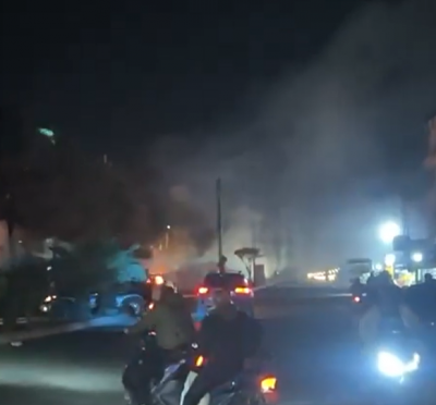 بالفيديو... مسيّرة إسرائيلية تستهدف دراجة نارية في الأوزاعي