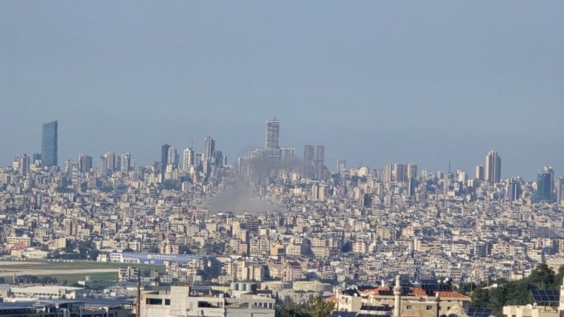 الضاحية تحت القصف… غارتان إسرائيليتان تضربان حارة حريك والجاموس