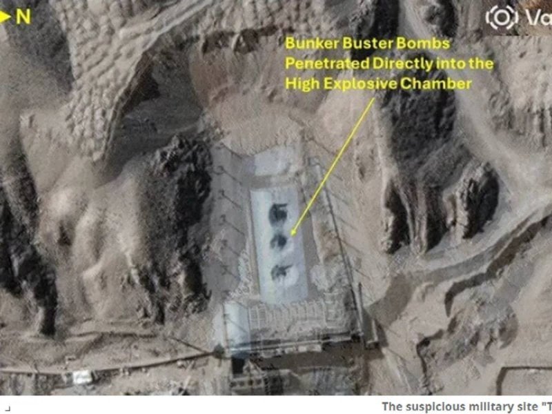 صور أقمار اصطناعية تكشف الضربة… قصف موقع عسكري داخل مجمع حساس في إيران 