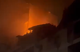 الضاحية الجنوبية تشتعل... حرائق عقب الغارات الإسرائيلية (فيديو)