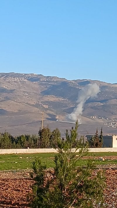 التصعيد يتسع… غارة إسرائيلية تضرب حربتا شمال بعلبك