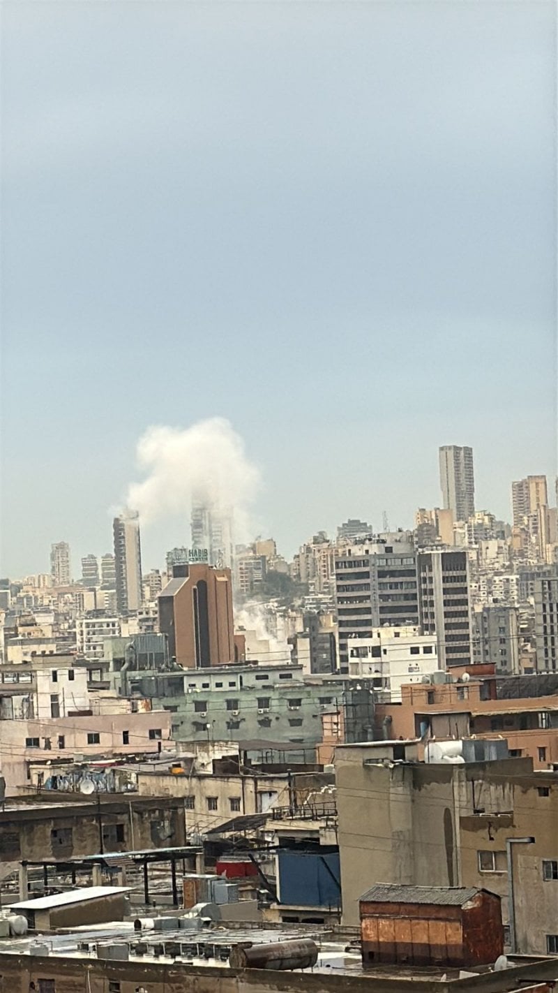 تصعيد في قلب بيروت… غارة إسرائيلية تضرب برج حمود (فيديو وصور) 