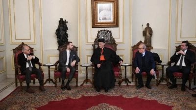 جنبلاط من بكركي: دعم كامل للجيش ومبادرة رئيس الجمهورية