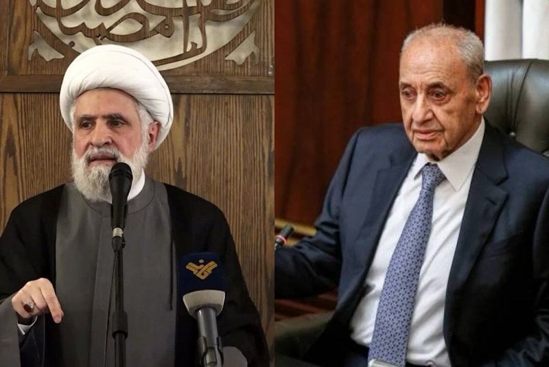 رسائل الحرب بين قاسم وبري