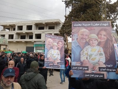 بعلبك تُشيّع شهداء المجزرة … وداع مؤلم لعائلة كاملة