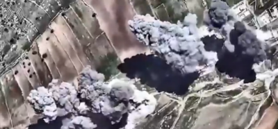 خمس ضربات في ثوانٍ… الجيش الإسرائيلي يكشف مشاهد من أجواء إيران (فيديو)