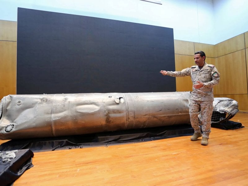 صاروخان بالستيان يستهدفان الرياض واعتراض أحدهما