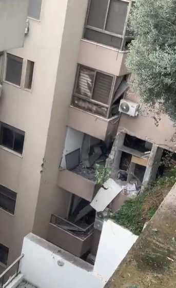 مسيّرة إسرائيلية تستهدف شقة في الحازمية… شهيد في حصيلة أولية (فيديو)