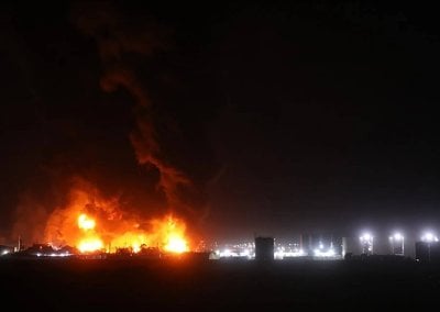 تصعيد يطال المطار… هجوم بمسيّرات يشعل خزان وقود في الكويت