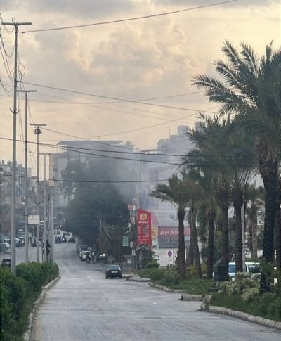 قرب السفارة الإيرانية… غارة إسرائيلية تستهدف محطة 