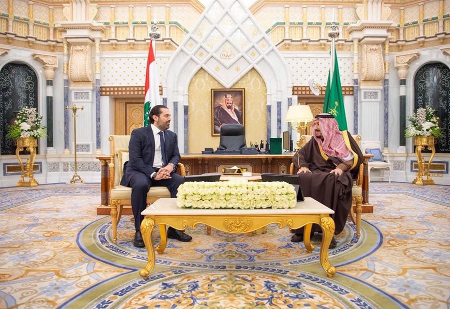 بالصور: الحريري في ضيافة الملك سلمان 