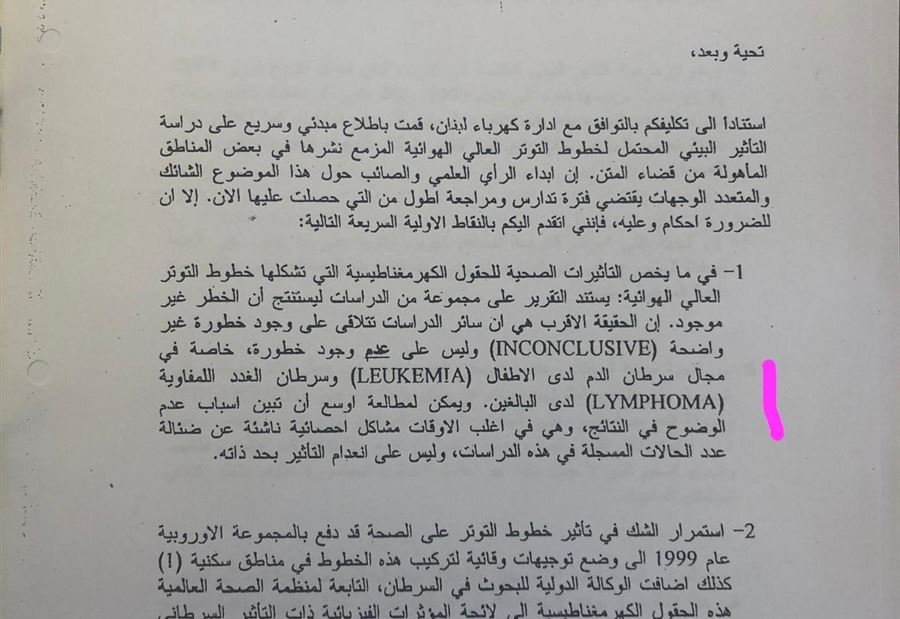 ليبانون ديبايت ينشر التقرير الذي اخفته البستاني عن موقع الوزارة 