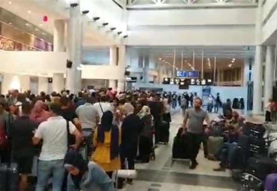 بالفيديو: "فوضى عارمة" في مطار بيروت..من دون اعتذار