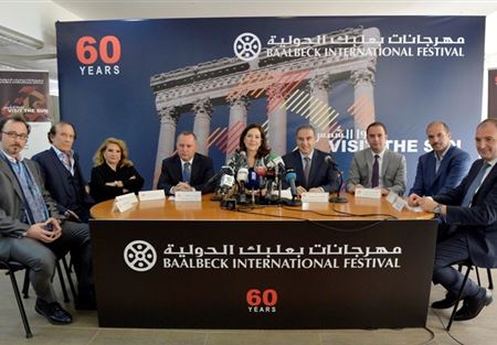 فرعون وعريجي أطلقا مهرجانات بعلبك في عيدها ال60