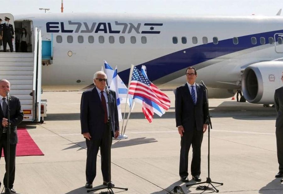 برفقة وزير الخزانة الأميركي... وصول وفد إسرائيلي إلى البحرين