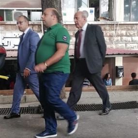 بالصورة: زغيب يحضر الى قصر عدل بيروت