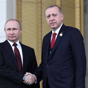أردوغان يلتقي بوتين الاثنين لبحث الملف السوري	 أردوغان يلتقي بوتين الاثنين لبحث الملف السوري