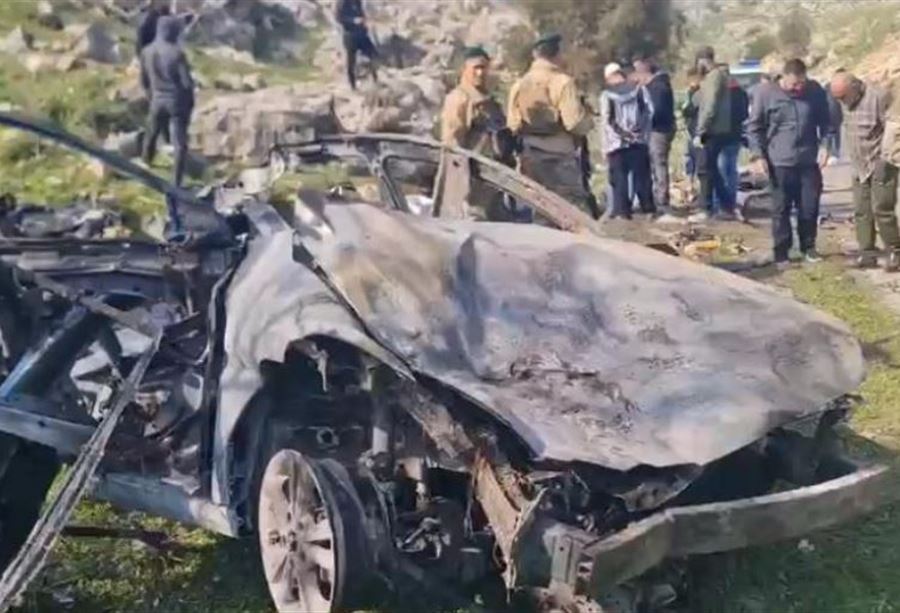 غارتان إسرائيليتان تستهدفان المنطقة بين فرون وكفرصير (صور)