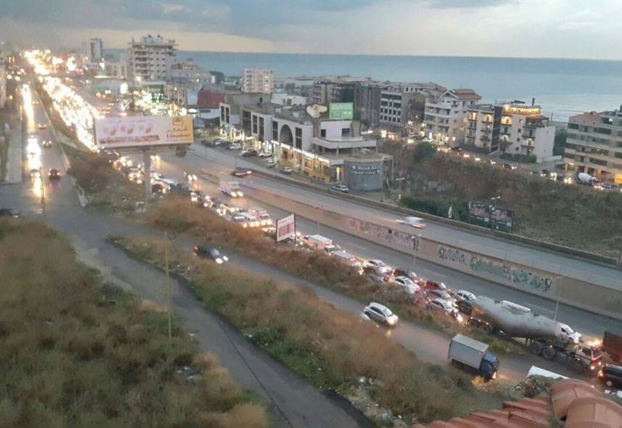 3 جرحى على جسر كفرشيما