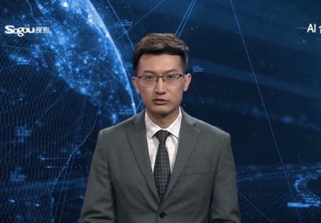 بالفيديو: "روبوت" يقدم نشرة أخبار في الصين  بالفيديو: "روبوت" يقدم نشرة أخبار في الصين