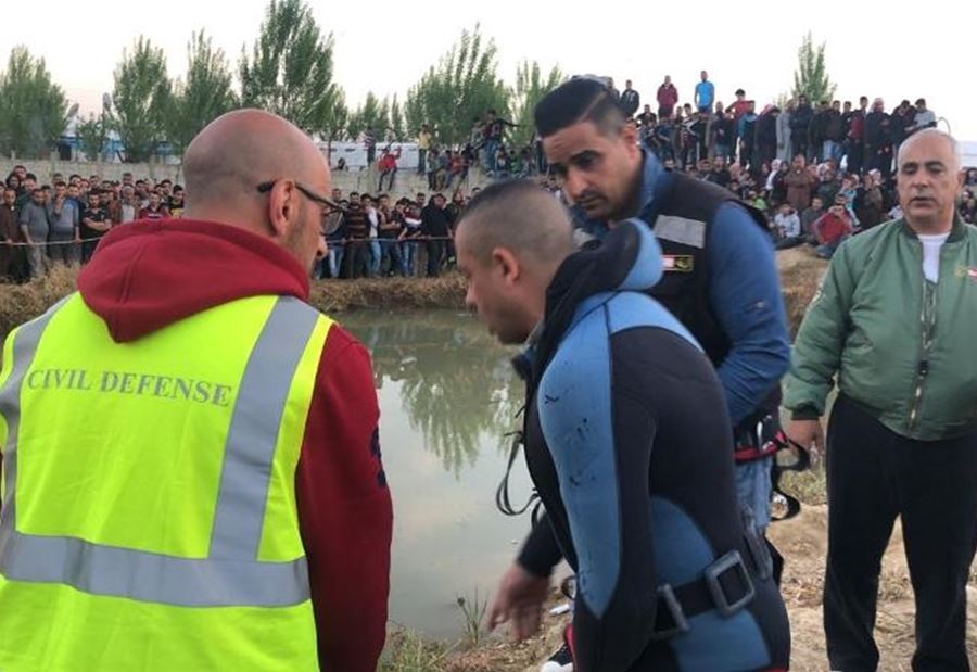 بالصور: انتشال جثة طفل من بركة زراعية في سهل كسارة