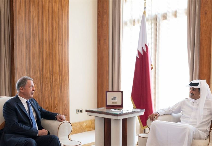 بعد أردوغان... وزير الدفاع التركي في قطر 