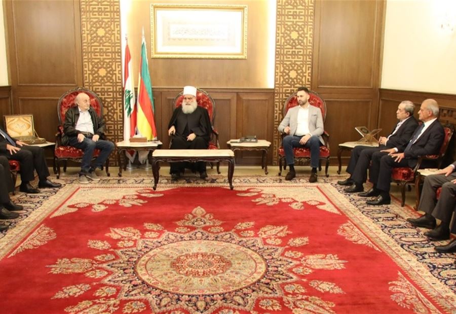 جنبلاط وتيمور في ضيافة "شيخ العقل"!