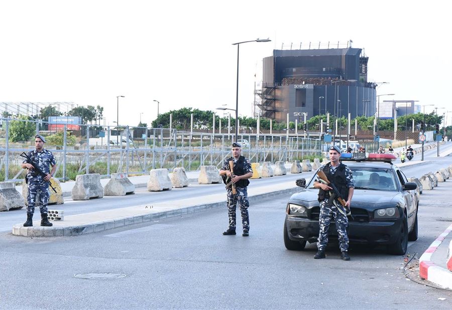 بالصور: إجراءات أمنية مشدّدة في بيروت  بالصور: إجراءات أمنية مشدّدة في بيروت