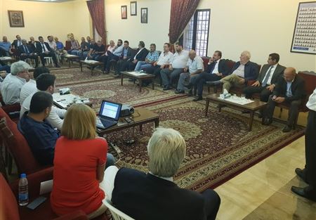 مناقشة مشروع معالجة مياه الصرف الصحي في المتن
