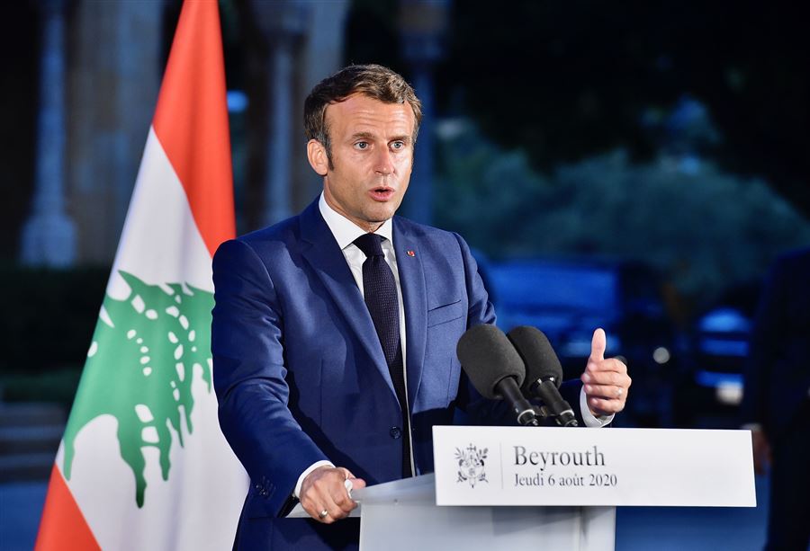 ماكرون: نحن بحاجة الى نظام سياسي جديد في لبنان