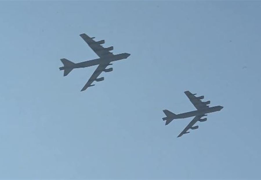 طائرات B-52H الأميركية تحلق فوق الشرق الأوسط (فيديو)