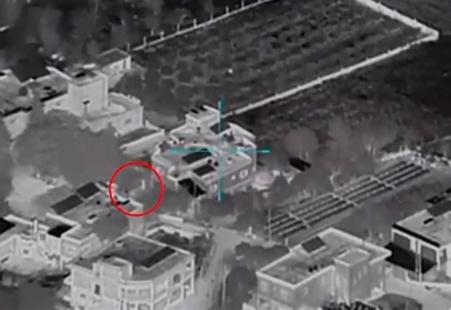 بالفيديو: الجيش الاسرائيلي يزعم مهاجمة مقر قيادي للرضوان