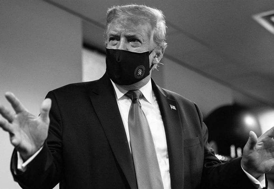 ترمب بالكمامة: هذه هي "الوطنية" ترمب بالكمامة: هذه هي "الوطنية"