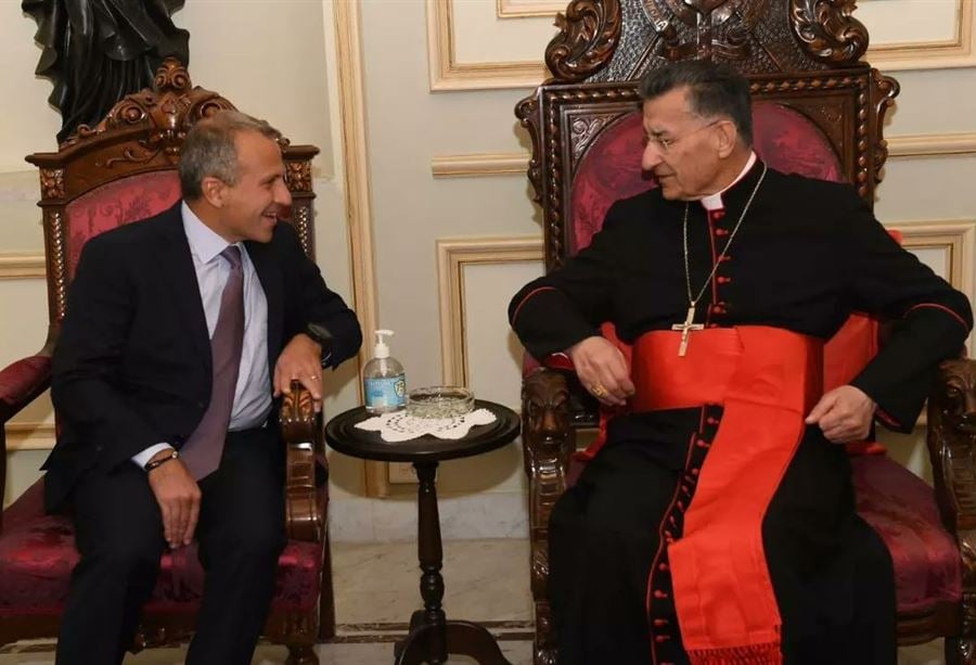 باسيل من بكركي: ورقتنا تفتح الباب للبحث في الاسماء لا الأوهام!