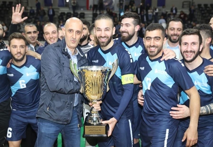 بنك بيروت يحرز لقب بطولة لبنان لكرة الصالات