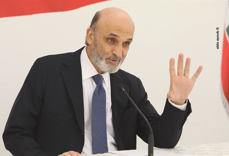 جعجع لـ ماكرون: شكراً  جعجع لـ ماكرون: شكراً
