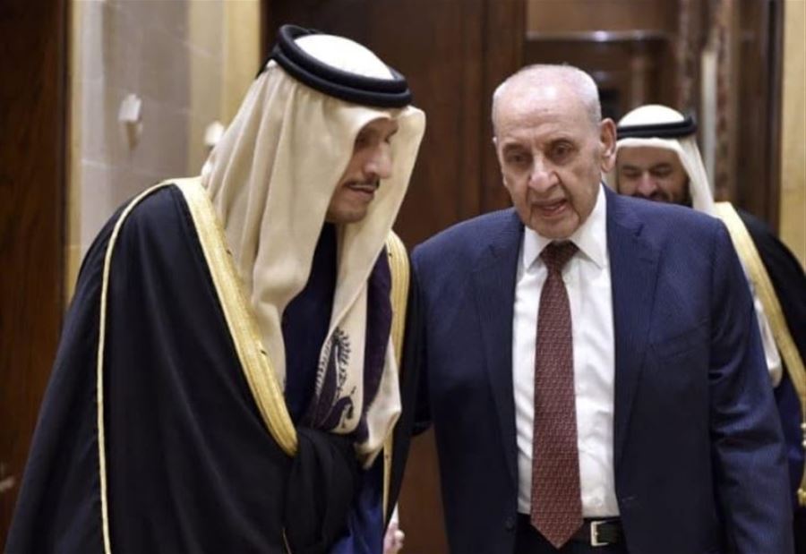 بري يضع قطر في صورة الانتهاكات الإسرائيلية المتكررة